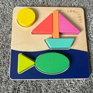 Lovevery wooden boat puzzle